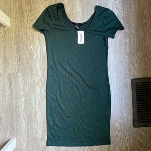 Forest Green Mini Dress